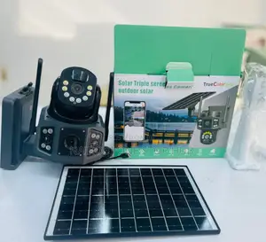 Solar-Powered PTZ Camera Dual Lens