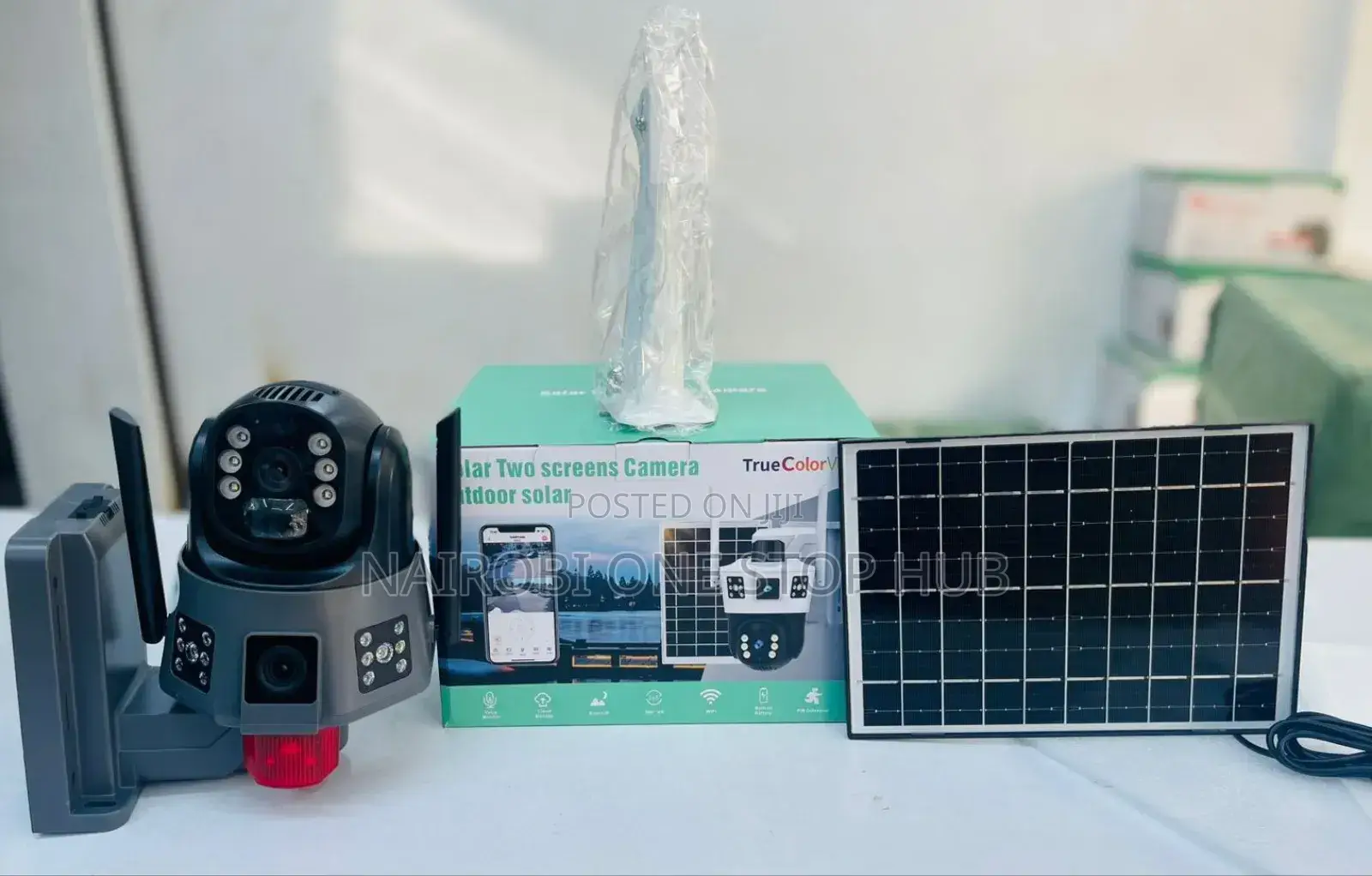 Solar 4g PTZ Security Camera With Alarm