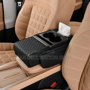 Multifunctional Armrest Heightening Pad Withsaviette,Cup,Phone Holders