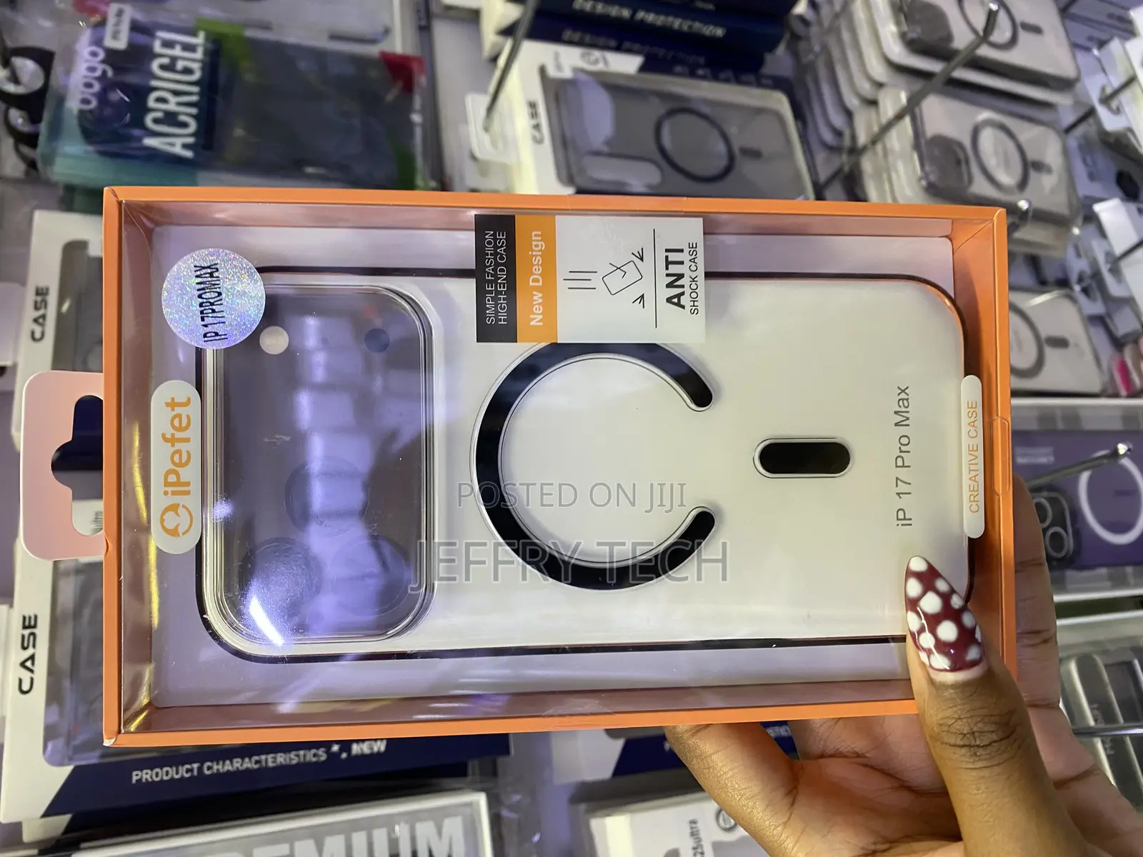 Casekoo Official Black for iPhone 17 Pro Max Clear Magsafe Case