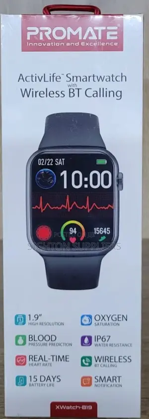 Promate Xwatch-B19 Activlife Fitness Smartwatch