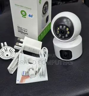 4g New 4mp Dual Lens Smart Home Indoor Wireless Security Camera