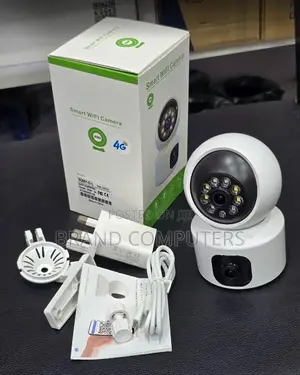 4g Wireless Indoor Smart PTZ Camera With Dual Lenses