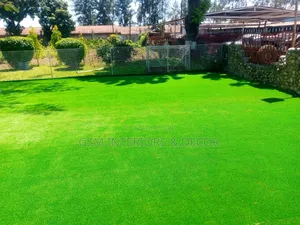 Neatly Fitted Artificial Green Grass Carpets Tiy