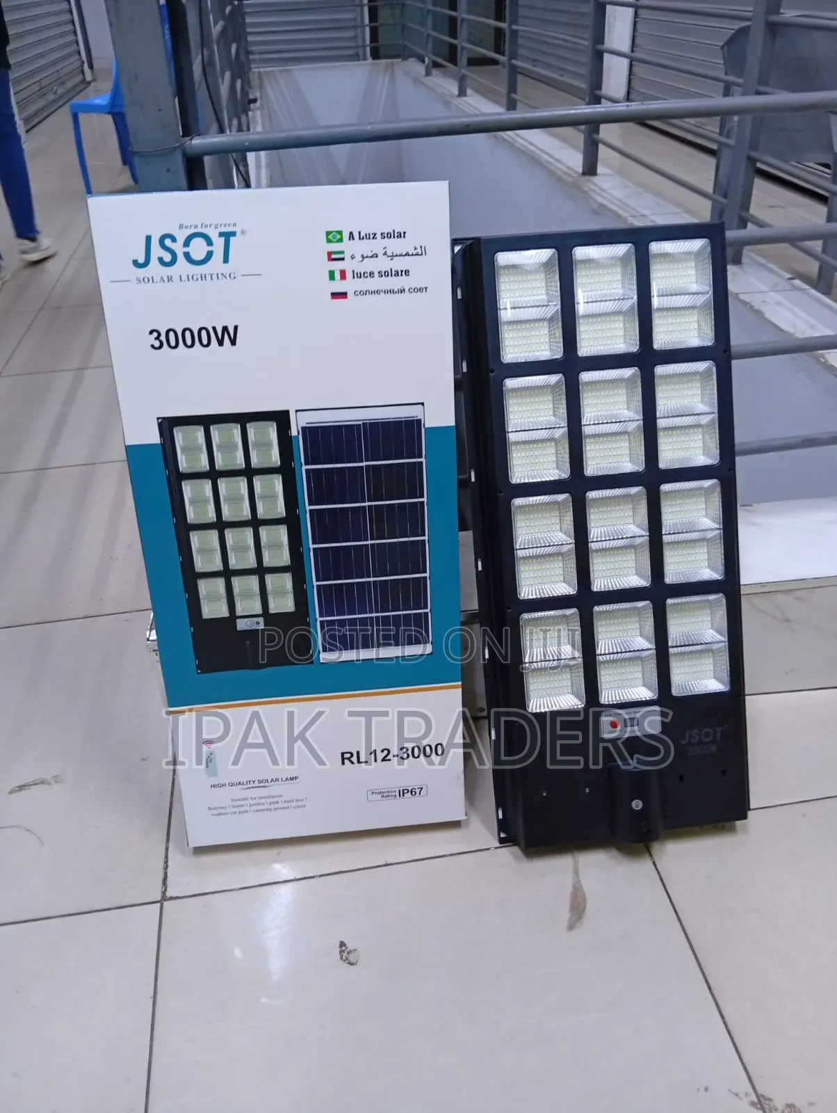 Jsot-Rl12 3000w Solar Street Light