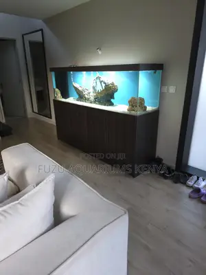 Ready-to-Go Luxury Aquarium + Cabinet – Zero Hassle!