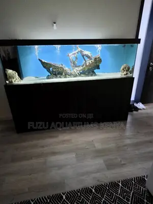 Stress-Relief Starts Here: Complete Aquarium Set + Cabinet