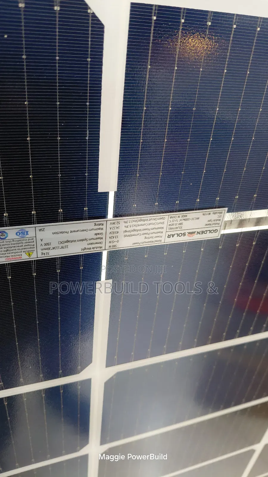 Original 585watts Bifacial All Weather Solar Panel