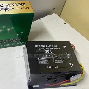 Dc 24v -12v Power Converter Car Inverter Voltage Reducer Step-Down 20a