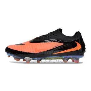 Nike Phantom Gx Elite Low Fg Black and Orange Football Boots