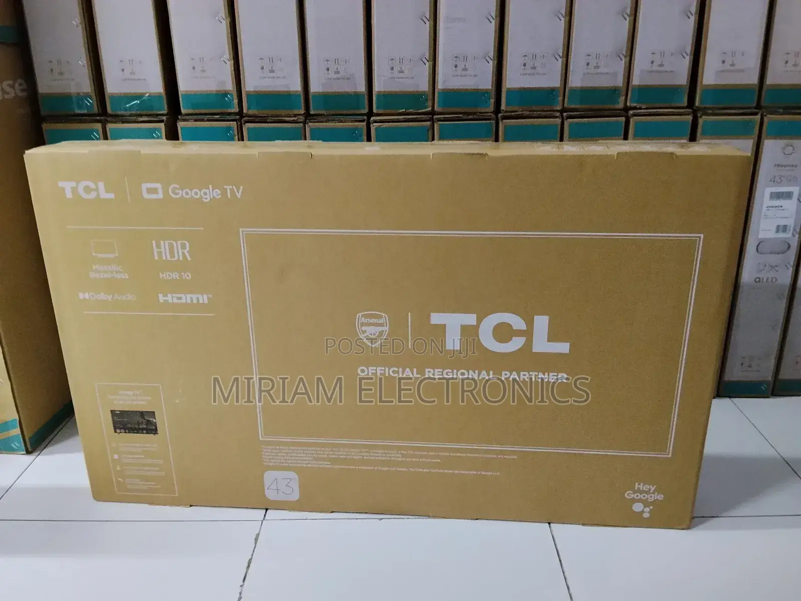 43" TCL Qled Google Tv
