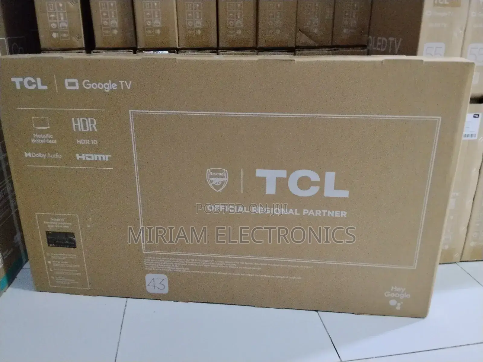 43" TCL Qled Google Tv