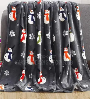 Christmas Reindeer Snowflake Blanket