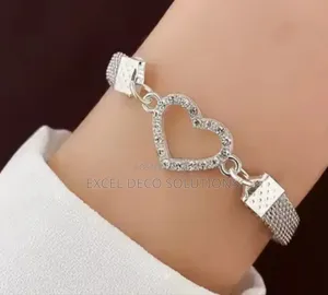 Adjustable Open Heart Bracelet