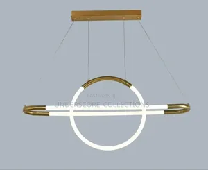 Executive Sinirius Gold and White Chandelier Lights