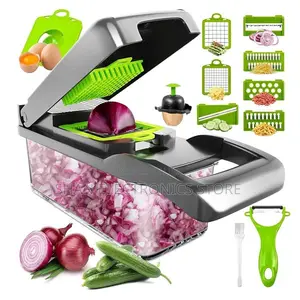 Vegetable Quick Chopper Manual Food Processor,14 in 1vegetable Chopper