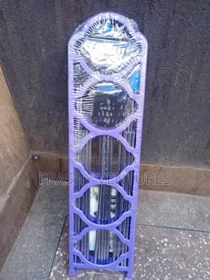 Purple Plastic Shoe Rack
