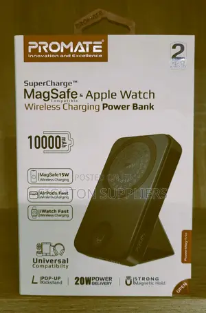Promate Magsafe Apple Watch Wireless Charging 10000mah Power Bank