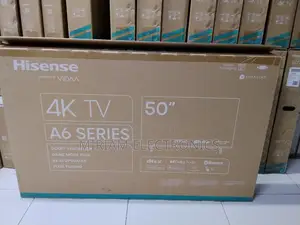 Hisense 50 Inch Smart Uhd Frameless Tv 50a6n (2025 Model)