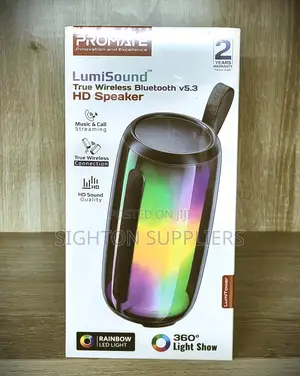 Promate Lumisound True Wireless Bluetooth V5.3 Hd Speaker