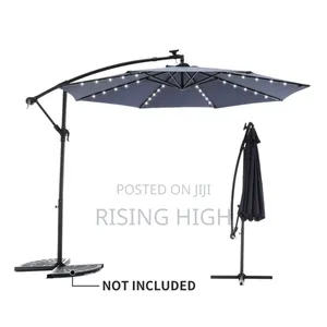 Solar Gazebo With Built-in Led Lights 