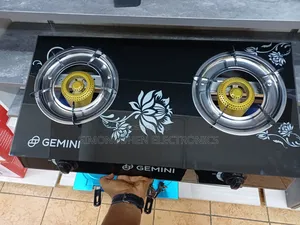 Gemini 2 Burner Gas Cooker Glass Top