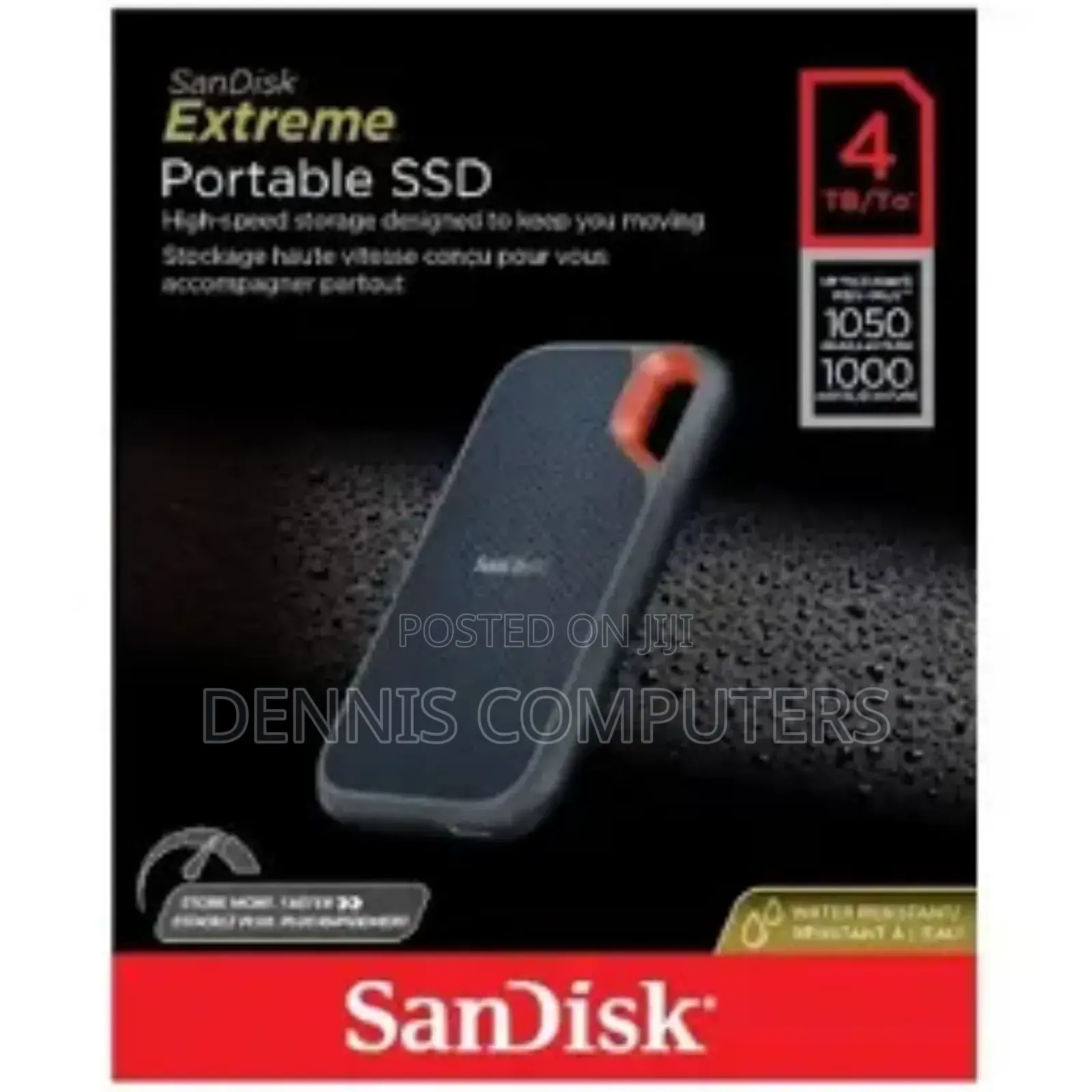 Sandisk E61 Extreme Portable External SSD V2 4tb
