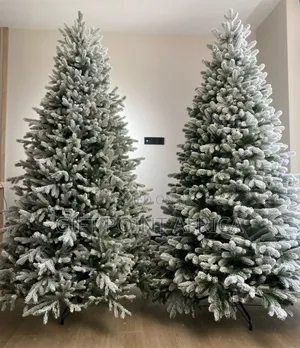 7ft (2.1 Meters) Snow Flocked Christmas Tree