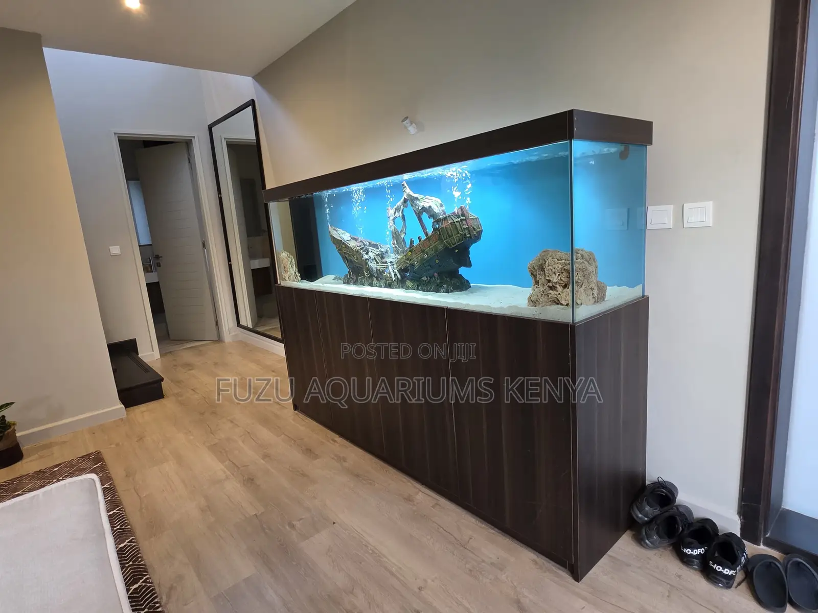 High-End Aquarium Cabinet for Ultimate Home Ambiance