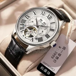 Luoie Juelen White Dial With Roman Numerals Men's Watch
