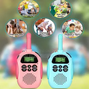 Kids Walkie Talkie, 2pcs Rechargeable With 3km Long Range