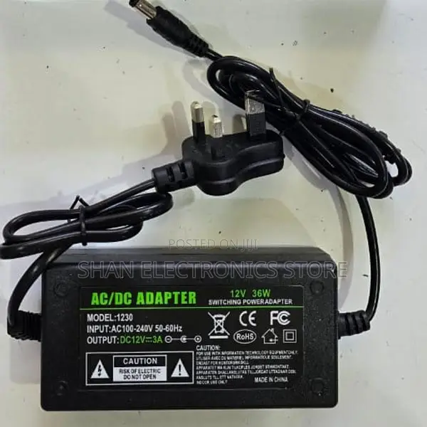 12v 3a/ 4a /5a Replacement Adapter