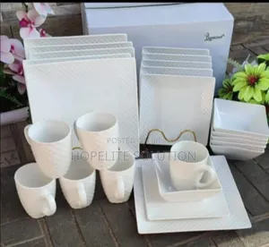 24pcs Dinner Set Square Dinner Set