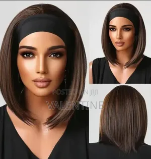Headband Wig Short Bob Wigs