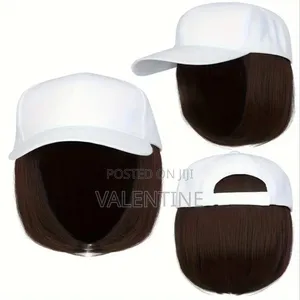 Short Bob Style With Baseball Cap Wig