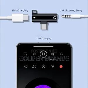 Jack Adapter 2 in 1 Type-C to 3.5mm Design Usb