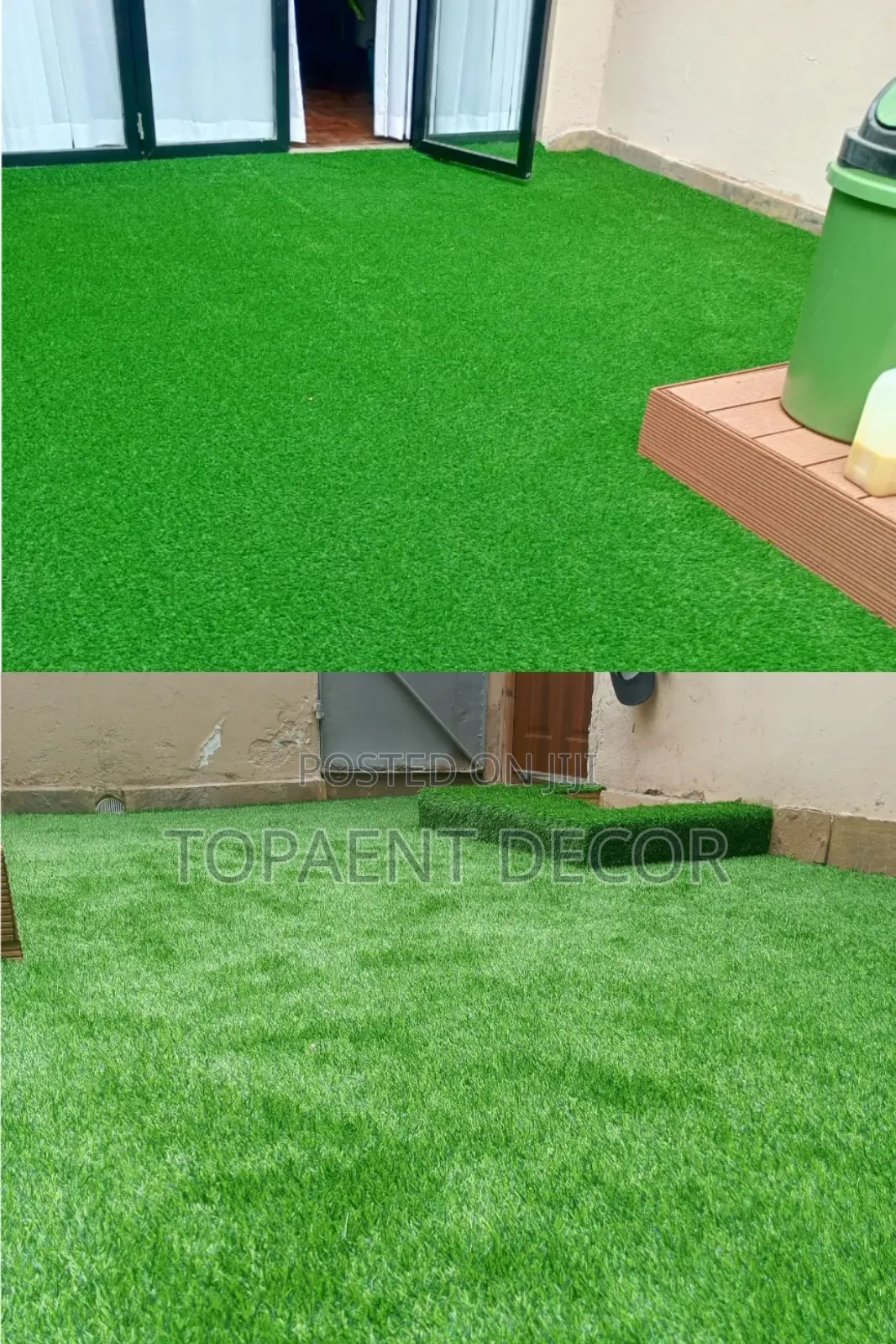 House Backyard Zero Effect , Perfect Green Artificial Grass Carpet