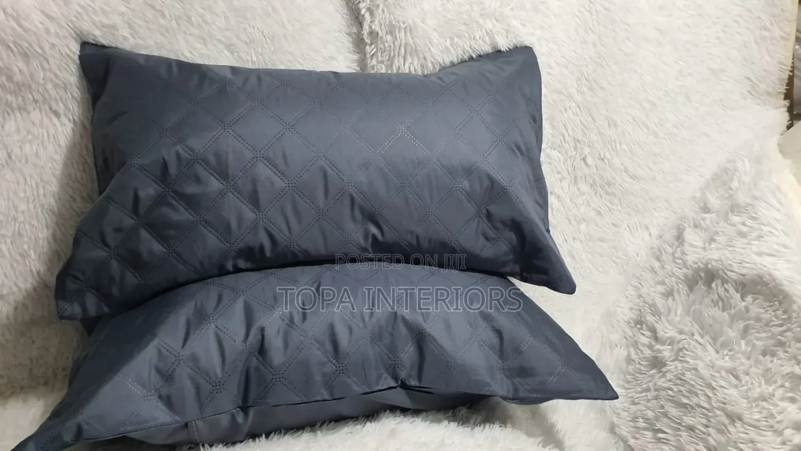 Grey Waterproof Pillow Protector Cases