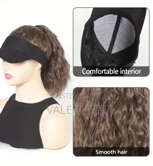 Curly Wave Ponytail Wig With Baseball