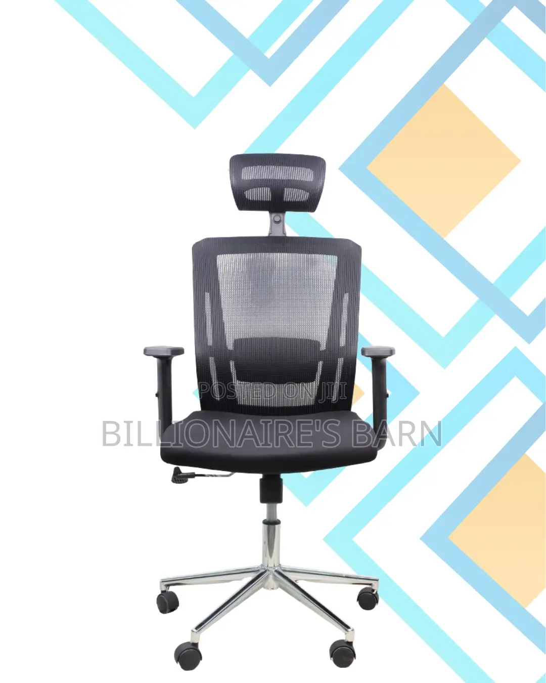 Office Mesh Chair With Lumbar Support | Designed for Long Hours