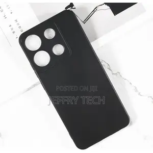 Itel A60s Fashion Protective Phone Cover Case - Black.