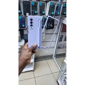 Galaxy Z Fold 4 Case With Screen Protector, Build in Tempered Glass C