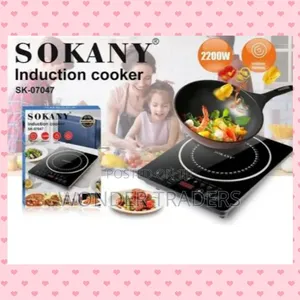 *Sokany Single Plate Induction Cooker* *(Save Energy and Time)*