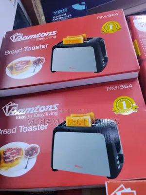 Ramtons 2 Slice Top Up Toaster Stainless Steel