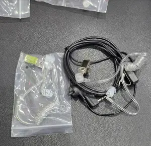 Clear Tube Walkie Talkie Earpiece Earphones