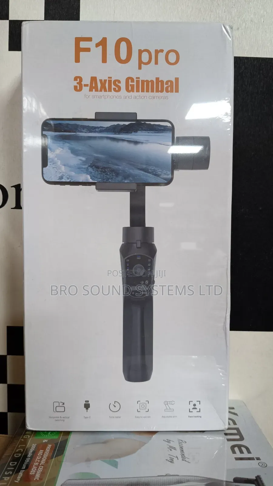 Gimbal 3 Axis Mobile Tripod Smart Xe Stabilizer, Selfie Stick