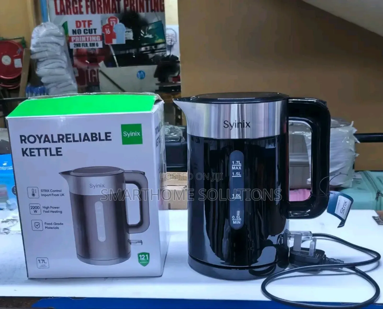 Syinix Water Kettle 1.7 Liters