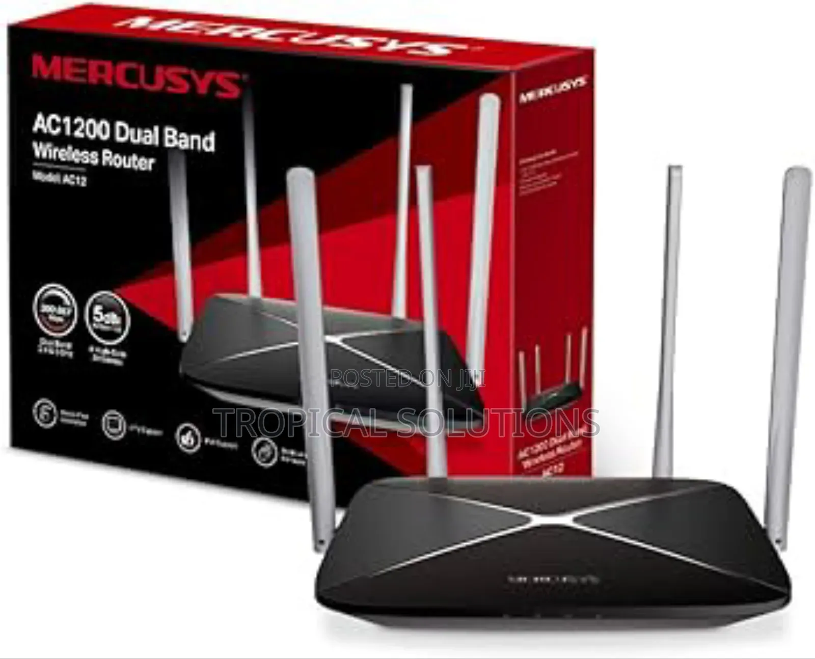 Mercusys Ac12 / Ac1200 Dual Band Wireless Router