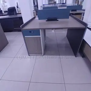 Two-Seater Cubicle Desk