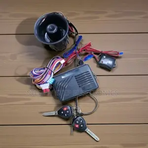 High Tech Universal Car Alarm System With Flip Key Remotes